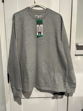Orvis Men's Crewneck Sweater - Light Gray